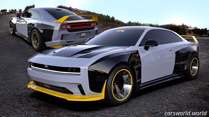 This is the inaugural widebody kit for the new Dodge Charger Daytona | Carscoops